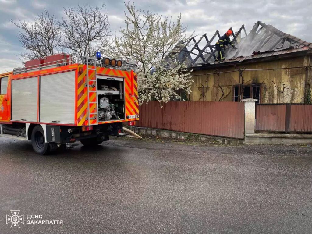 Пожежа в Оноці на Берегівщині