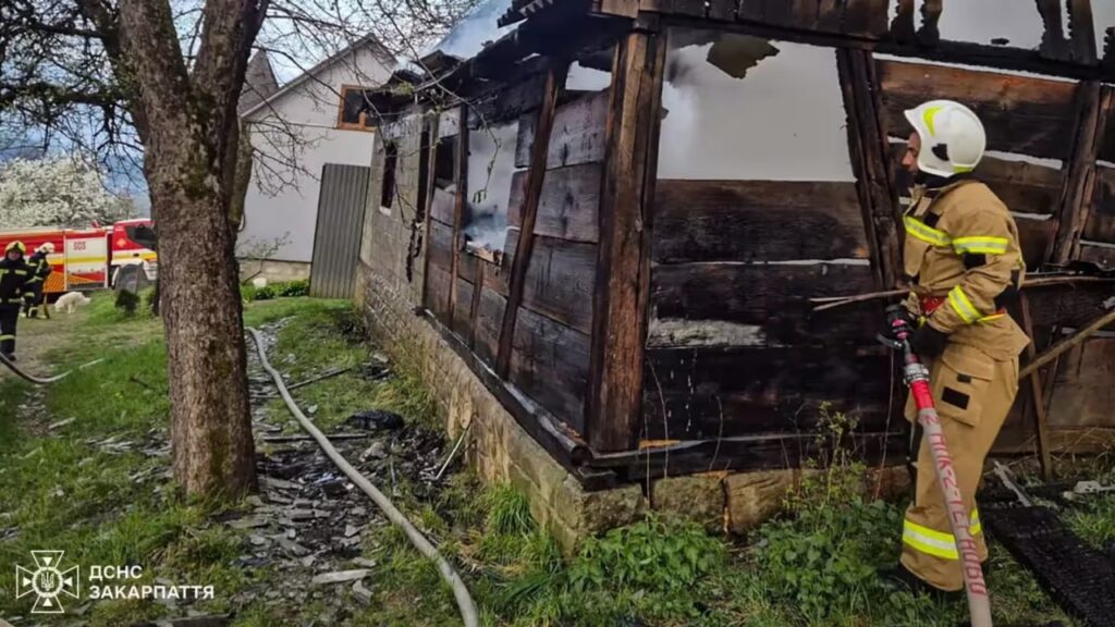 Пожежа на Тячівщині